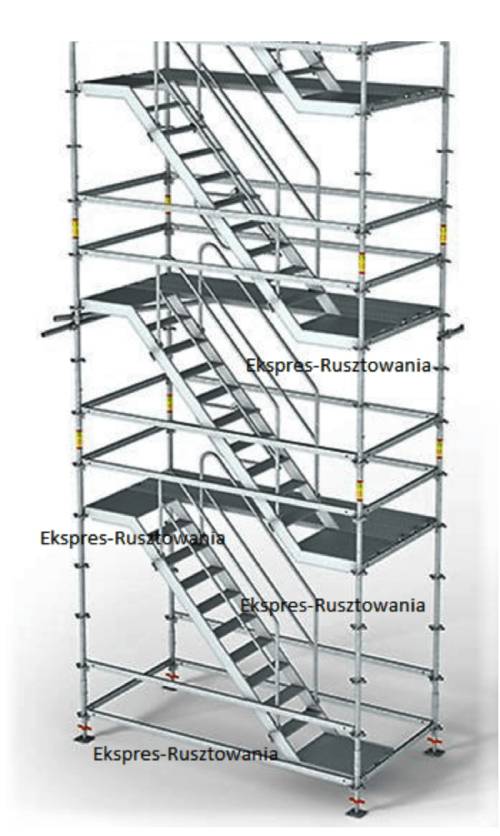 Rusztowanie schodowe
